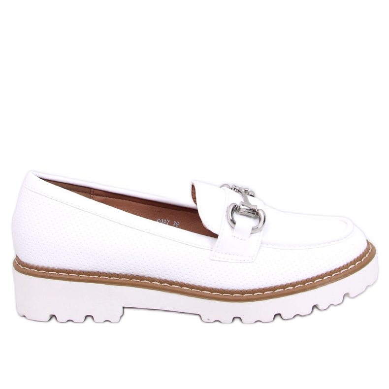 Clays White women's moccasins