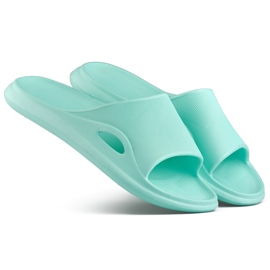 Women's pool flip-flops green