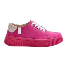 Women's Sneakers Memory Foam System Big Star NN276004 Fuchsia pink Women's Sneakers Memory Foam System Big Star NN276004 Fuchsia pink