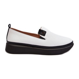 Vinceza Women's Leather Espadrilles on the Platform White Tigera Vinceza Women's Leather Espadrilles on the Platform White Tigera