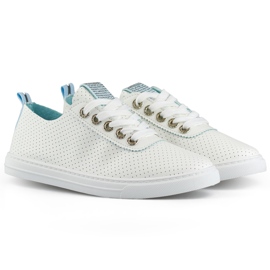 White openwork sneakers, women's openwork sneakers