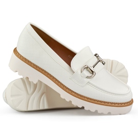 White women's platform shoes