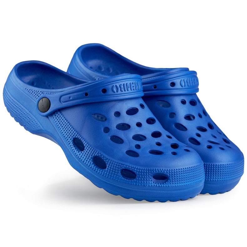Navy blue Kroksy flip-flops