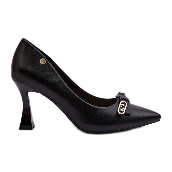 Vinceza Eco Leather Spikes Black Kismetti