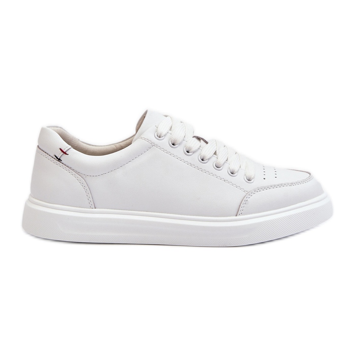 Vinceza Women's Sneakers Natural Leather White Dimpna Vinceza Women's Sneakers Natural Leather White Dimpna