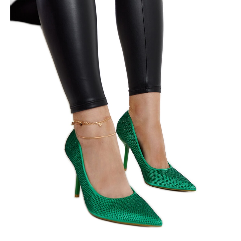 Liena green high heels Liena green high heels