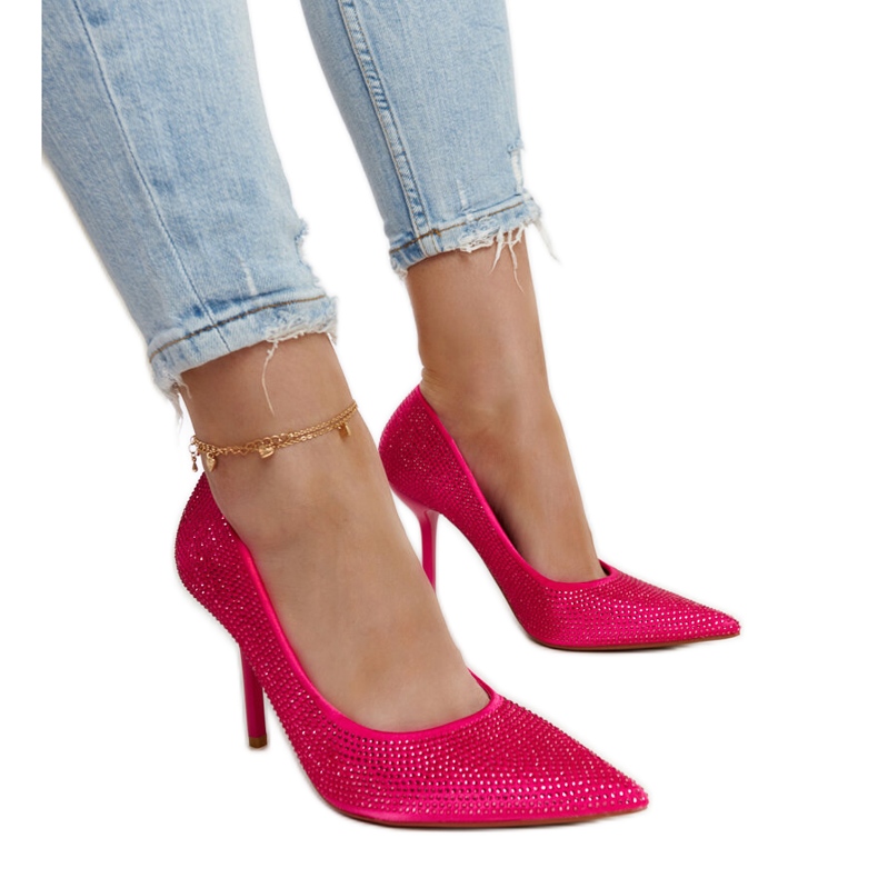 Liena dark pink high heels Liena dark pink high heels