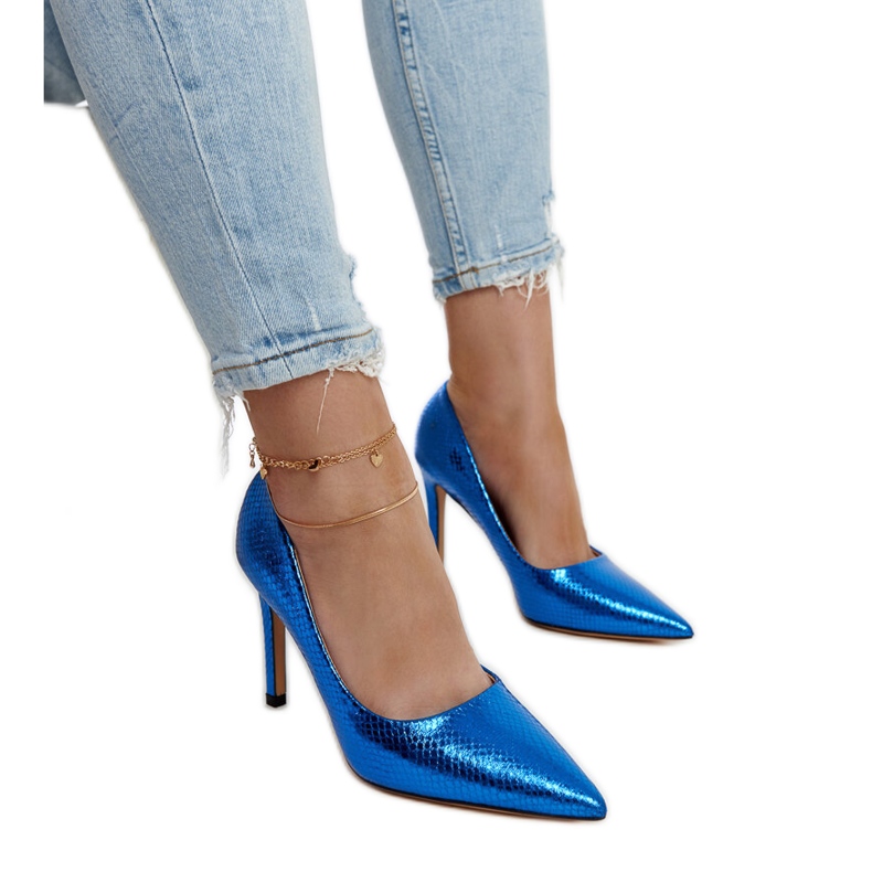 Blue patent wines stilettos Blue patent wines stilettos