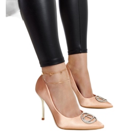 Light pink high heels with Elife zircons