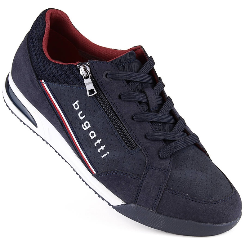 Men's comfortable sports shoes, navy blue, Bugatti NN153409