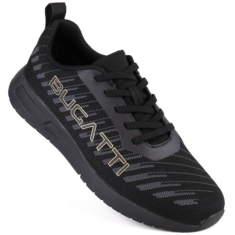 Men's comfortable sports shoes black Bugatti NN153415