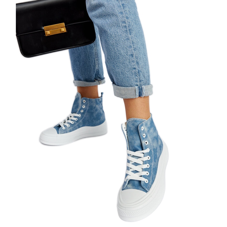 Blue Vicente platform sneakers