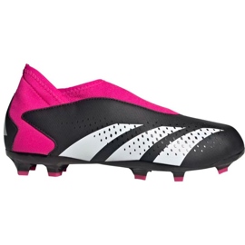 Adidas Predator Accuracy.3 Ll Fg Jr GW4606 football shoes black Adidas Predator Accuracy.3 Ll Fg Jr GW4606 football shoes black