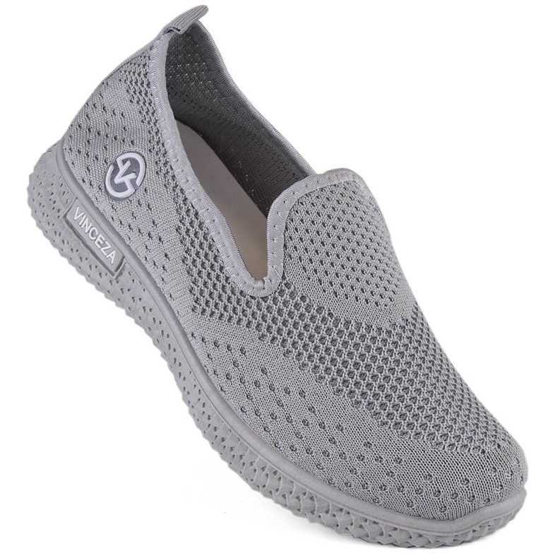 Gray women's slip-on sports shoes Vinceza 34602 grey Gray women's slip-on sports shoes Vinceza 34602 grey