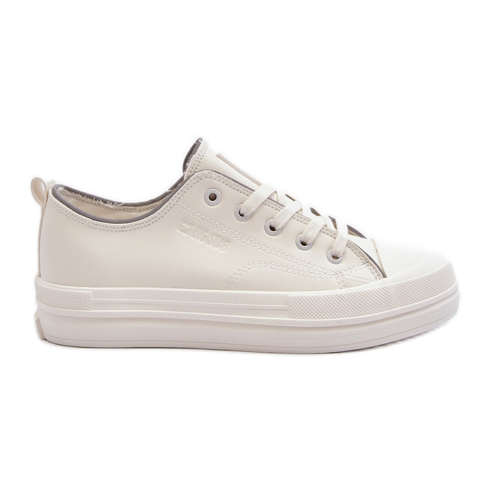 Women's Eco Leather Sneakers Big Star NN274847 White Women's Eco Leather Sneakers Big Star NN274847 White