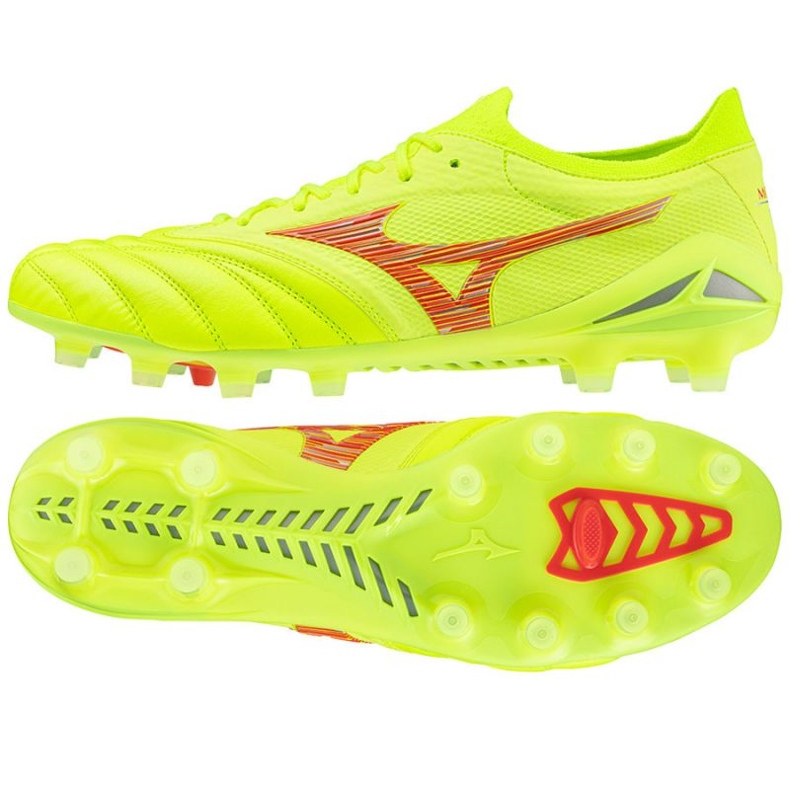 Mizuno Morelia Neo Vi Beta Japan Mix Md M football shoes P1GA244045 yellow Mizuno Morelia Neo Vi Beta Japan Mix Md M football shoes P1GA244045 yellow
