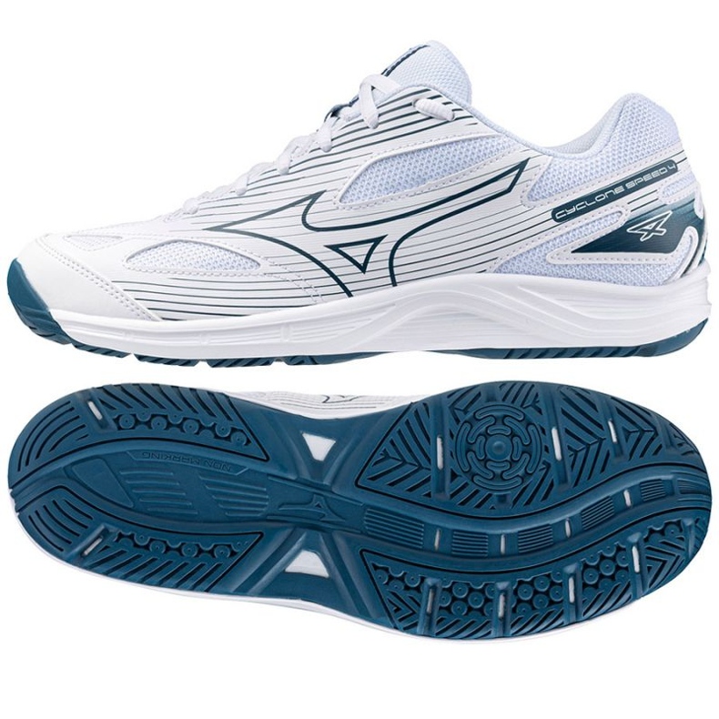 Mizuno Cyclone Speed 4 M V1GA238021 volleyball shoes white Mizuno Cyclone Speed 4 M V1GA238021 volleyball shoes white