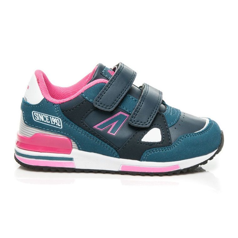 American Club Sneakers. Velcro blue