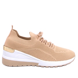 Faggio Khaki socks socks beige Faggio Khaki socks socks beige