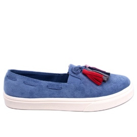 Salma Jeans fringed sneakers blue Salma Jeans fringed sneakers blue