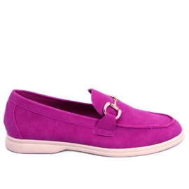 Women's loafers Milva Fuchsia pink