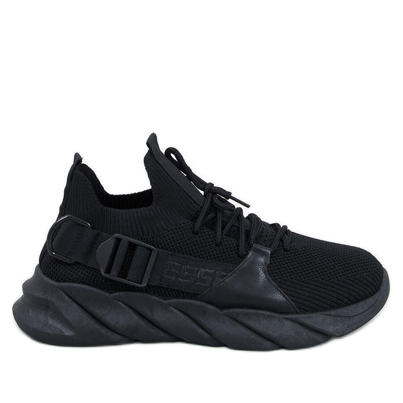 Wades Black sock sneakers