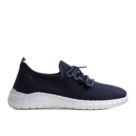 Navy blue men's Eltro sports sneakers