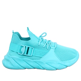 Wades Cyan sock sneakers blue