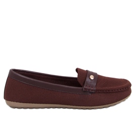Yuriko Marrone soft women's moccasins brown