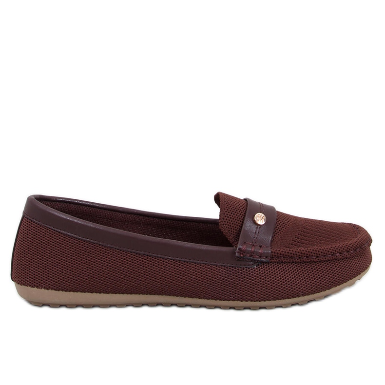 Yuriko Marrone soft women's moccasins brown