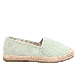 Haydon Green women's canvas espadrilles