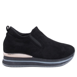 Boult Black hidden wedge shoes