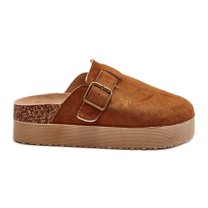Women's Camel Jorffia Platform Clogs brown