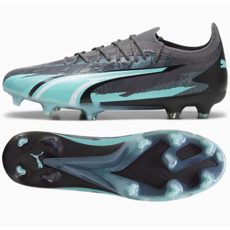 Puma Ultra Ultimate Rush FG/AG M 107827-01 football shoes grey