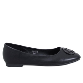 Elegant Irvina Black ballet flats