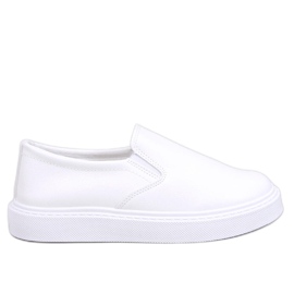 Allams White slip-on sneakers