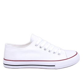 Classic lace-up sneakers by Levens White Classic lace-up sneakers by Levens White