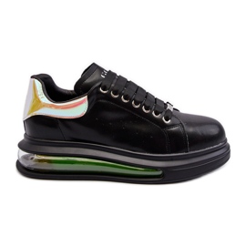 Women's Leather Sneakers GOE NN2N4030 Black