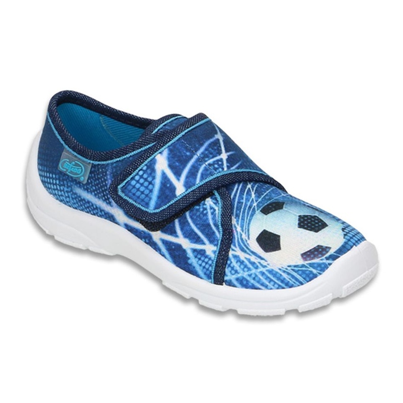 Befado children's slippers 974X312 blue with a ball