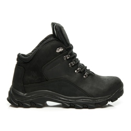 New Age Trekking leather shoes black