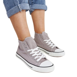 Gray Eliska high-top sneakers grey