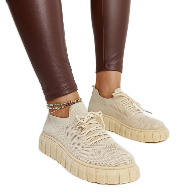 Light beige Jitka sports sneakers
