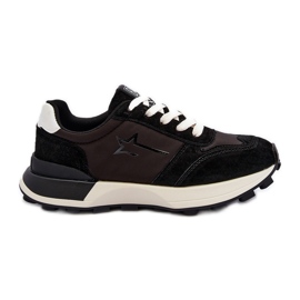 Women's Leather Sneakers Big Star NN274963 Black Women's Leather Sneakers Big Star NN274963 Black