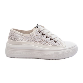 Lace Women's Sneakers Lee Cooper LCW-23-44-1617 White