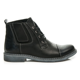 Leather shoes from Lucca black