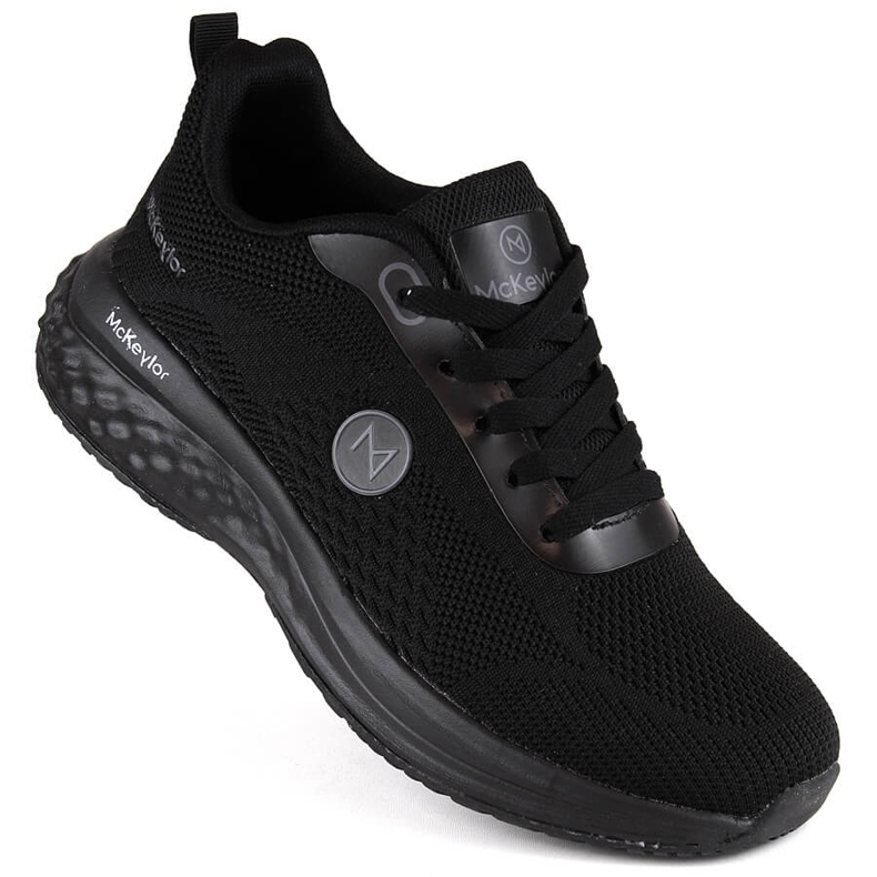 Men's black sports shoes McKeylor 20683