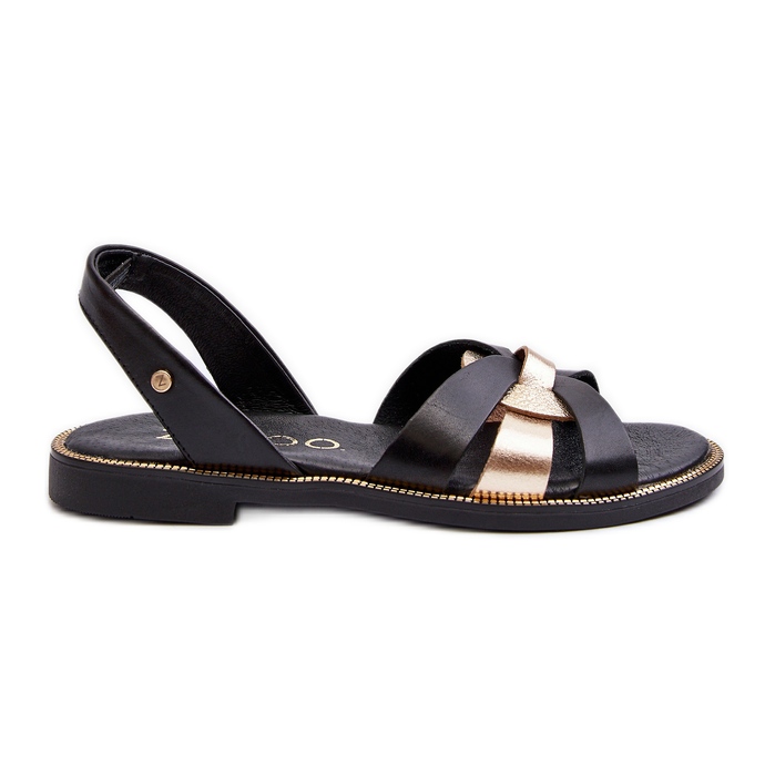 Zazoo 40382 Women's Sandals Leather Black