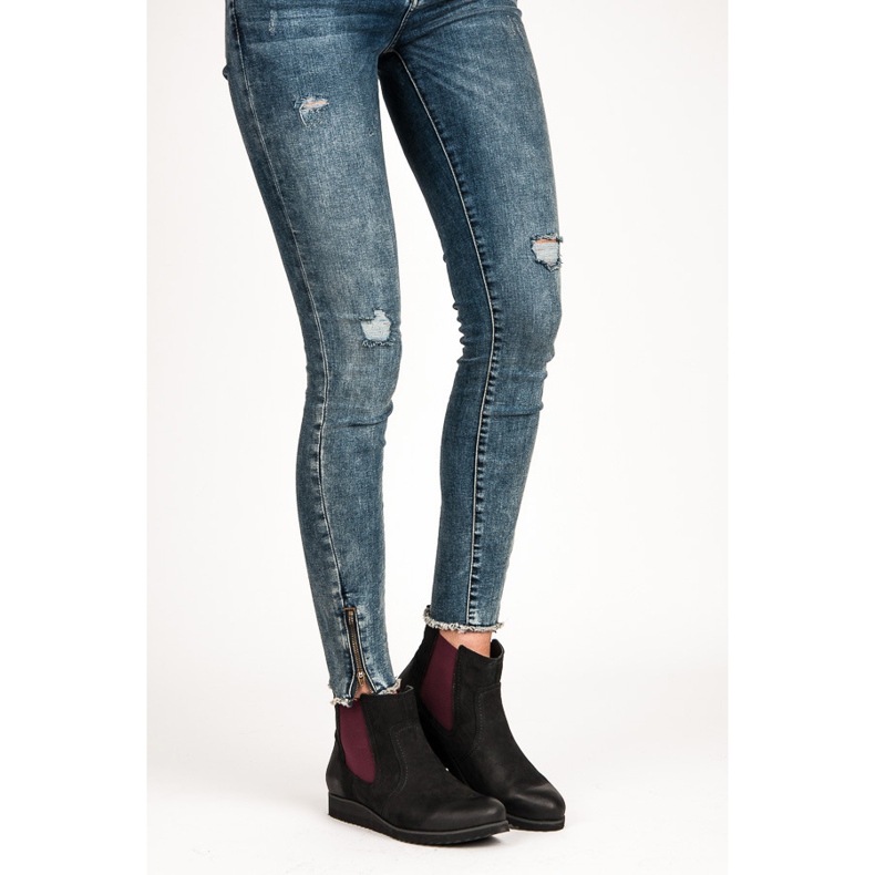 Vinceza Leather Jodhpur boots black