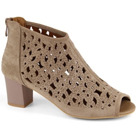 Suede boots Jezzi W JEZ428 light brown Suede boots Jezzi W JEZ428 light brown