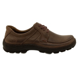 KOMODO Leather men's shoes 853 brown